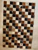 Mosaic Calf and Cow Hide Handmade Carpet Rug