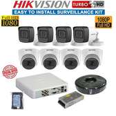 Hikvision 8 2MP CCTV Cameras Complete System Kit- 2TB HDD