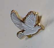 Dove of Peace Lapel Pin Badge