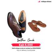 Official Leather shoe + Free Leather sandals