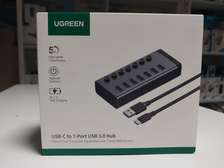 UGREEN USB 3.0 to 7- Port USB 3.0 Hub with Power Port