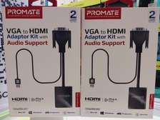 Promate ProLink-V2H VGA-to-HDMI Adaptor Kit with Audio