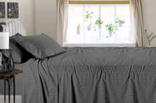 Quality plain striped cotton  bedsheets size 6*6