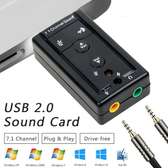High Speed Digital Dual Virtual 7.1  2.0 Audio Adapter