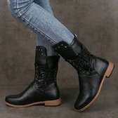 Leather Ladies Ankle Boots
