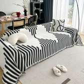 REVERSIBLE CHENILLE COTTON SOFA BLANKETS/COVERS.*