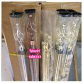 Extendable window curtain rods..