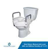 Raised Toilet Seat with Extra Wide Opening - Toilet raiser