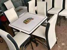 Bar stools and restaurant