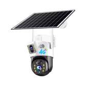 Solar Camera 4G Dual Lens SIM Slot 4MP PTZ