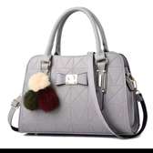 Women's handbag shoulder bag available in red and gray