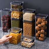 8pcs Transparent Acrylic Cereal Storage Containers