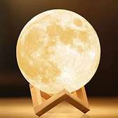 Printed Moon Light with Stand & Remote