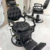 Supreme black barber chair