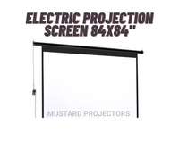 Electric Projection Screen 84x84"