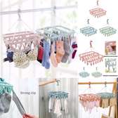 32 Clips Folding Clothes Dryer