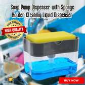 Kitchen Soap pump and sponge caddy