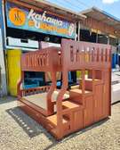 Wooden Bunk Bed with Storage Drawers