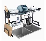 over the sink dish drainer
