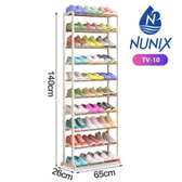 nunix metallic shoe rack