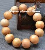 Classic Brown Wooden Shamballa Bracelet