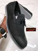 Slip-ons Black Leather Shoes