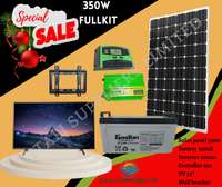 350w solar fullkit with tv