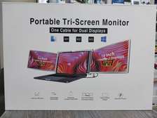 Triple Portable Monitor for Laptop Screen Extender