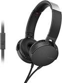 Sony MDR-XB550AP Wired Extra Bass On-Ear Headphones with Tangle Free Cable, 3.5mm Jack, Headset with Mic for Phone Calls