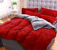 WARM VELVET DUVET SET WITH A BEDSHEET AND PILLOW CASES