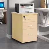 3 Drawer Wooden Lockable Storage Cabinet