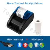 Mini Bluetooth 58mm Receipt Printer.