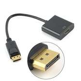 Display Port To HDMI Adapter BLACK