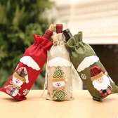 2pcs Christmas wine bottle gift bags /candy bags
