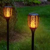 Solar Flame Garden Light