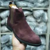 Oxford Suede Official Billionaire  Leather  Boots Maroon