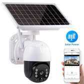 4g solar power camera ptz 360°-(with sim card & memory slot)