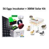 solar fullkit 300watts plus incubator 56eggs