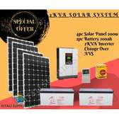 Solarmax Fullkit 200w(4pcs) With 2kva Hybrid Inverter