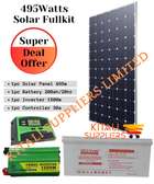 Super Deal offer for 495watts Solar Fullkit.