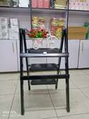 3-Step Black Foldable Ladder Wholesale