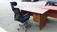 High end home office desk plus adjustable chair