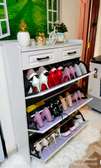 Bucket flip shoe cabinet