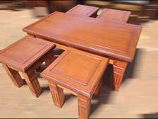 Coffee table & stools