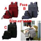 QUALITY 3-IN-1 ANTITHEFT OXFORD MATERIAL BACKPACKS*