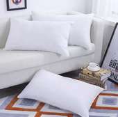 white elegant bed pillow