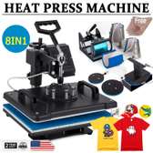 8IN1 Combo Heat Press Machine 15"x12" Sublimation Transfer