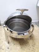 Roll top chaffing/Round chaffing dish/6litre Food wamer