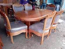 Elegant 6 Seater Dining Table Sets (Mahogany Wood)