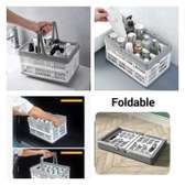 Foldable Plastic Home Storage with Handle/crl